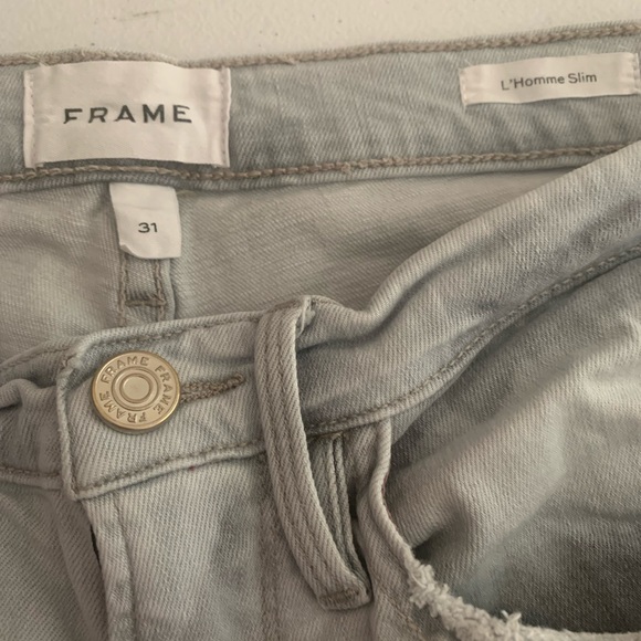 Frame Denim Jeans Frame Lhomme Slim Degradable In Belize 3 Poshmark